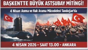 Emekli Astsubaylar’dan Deniz Şehitleri Anma Töreni ile Hak, Onur ve Adalet Haykırışı 