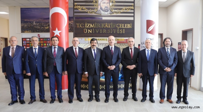 Başkan Prof. Dr. Erol Özvar, İKÇÜ'yü Ziyaret Etti 