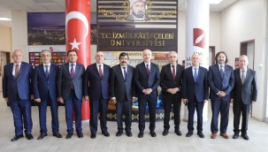 Başkan Prof. Dr. Erol Özvar, İKÇÜ'yü Ziyaret Etti 