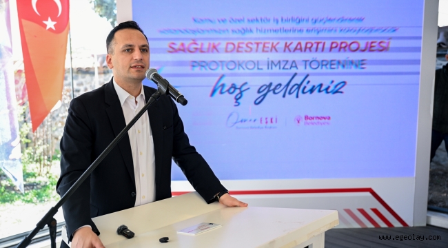 Bornova'da "Sağlık Destek Kartı" başladı 