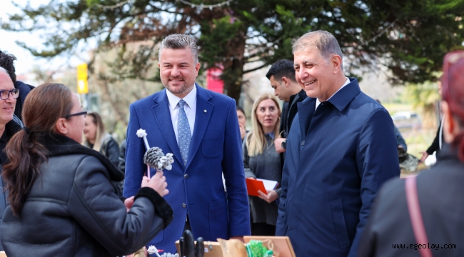  Buca'da Kadın Emeği Pazarı kuruldu 