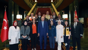 Cumhurbaşkanı Erdoğan, işçi ve işveren temsilcilerini kabul etti 