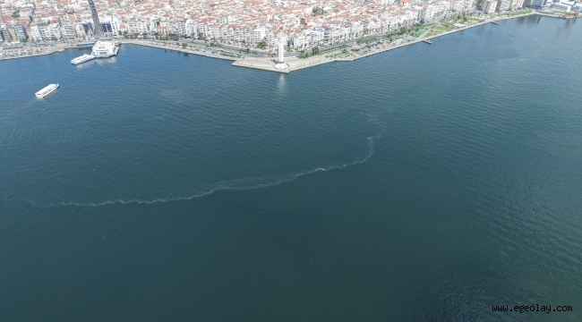 İzmir Körfezi'nde dokuzuncu kez dış kaynaklı kirlilik tespit edildi 