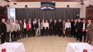 Konak'ta Makedonya rüzgarı esti: Başkan Mutlu, Enes İbrahim ve heyetini ağırladı 