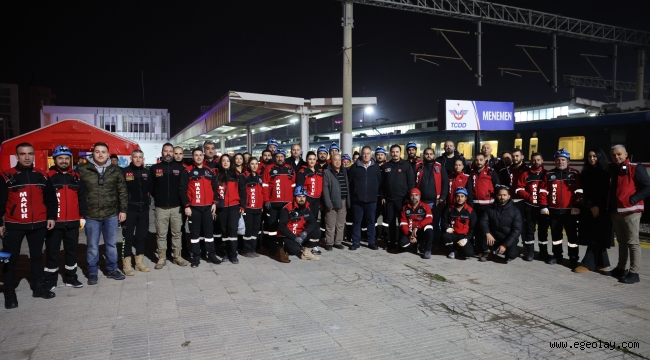 Menemen, afetlere karşı hazırlıkta fark yarattı 