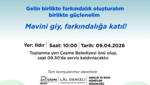 Otizm farkındalık yürüyüşü Çeşme'de düzenleniyor 