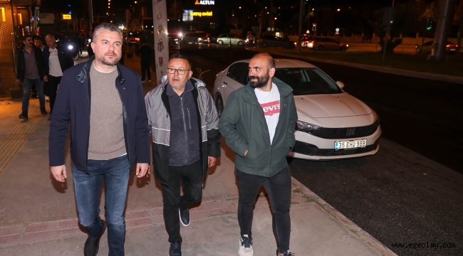 Başkan Görkem Duman'ın gece mesaisi 