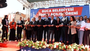 Buca'da Özgür Özel'in katılımıyla 16 vizyon proje hizmete açıldı