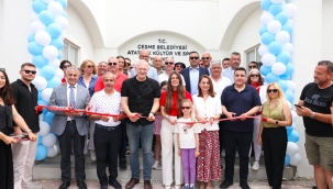 Çeşme'de 19 Mayıs coşkusu Ilıca Atatürk Kültür ve Spor Merkezi'nin açılışıyla taçlandı
