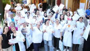 Çiğli'de İkinci Dönem Pastacılık Kursu Tamamlandı