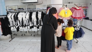 Konak Giysi Market'te bayram neşesi yaşandı 