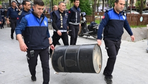 Manisa'da Kaldırımlar Yayaların 