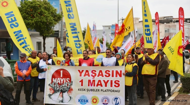 Urla'da 1 Mayıs Mesajı: "Adalet Olmadan Huzur Olmaz" 