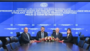 Urla'da Gastronomi Lisesi Yapımı İçin Milli Eğitim Bakanlığı ve Arkas Holding Protokol İmzaladı