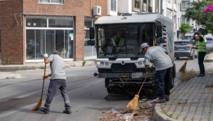 Bornova'da temizlik seferberliği