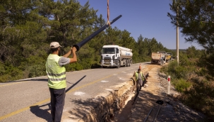 Urla'ya 40 kilometrelik içme suyu hattı
