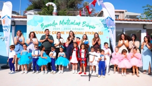  Yuvamız Çeşme'de minikler sertifikalarını aldı 