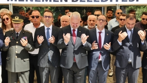 15 Temmuz Şehitleri Menemen'de dualarla anıldı