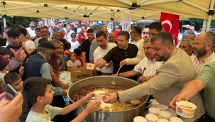 Çulhaoğlu kazanları kurdu esnaf gönülleri birleştirdi