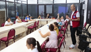 Konaklı çocuklara Afet Farkındalık Atölyesi 